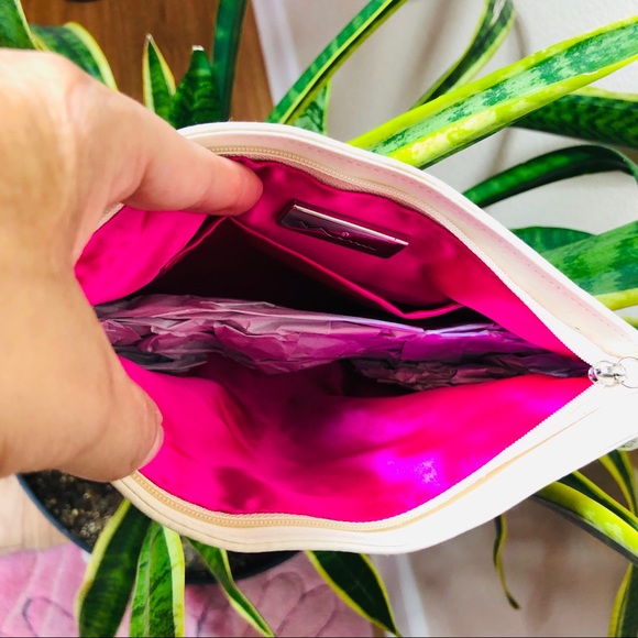 Nina || Ivory clear Beads Handbag Purse - Picture 5 of 5